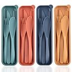 Reusable Utensils Set with Case, 4 