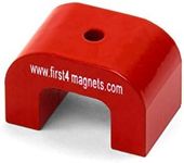 Medium Red Alnico Horseshoe Magnet 