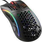 Glorious Gaming Model D Wired Gaming Mouse - 68g Superlight Honeycomb Design, RGB, Ergonomic, Pixart 3360 Sensor, Omron Switches, PTFE Feet, 6 Buttons - Matte Black