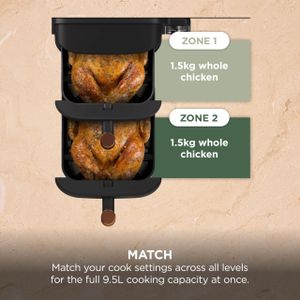 Ninja Double Stack XL Air Fryer – Large Capacity, Dual Zone