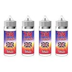 DIY E-Liquids Short Fill 100 ml – 4 X Tobacco - Pack of 4