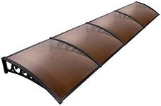 Instahut Window Awning Brown PC Pan