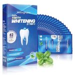 Sensitive Teeth Whitening Strips Kit: Professional Dental Whitening Set - 21 Treatments for Whiter Teeth - Effective & Gentle Teeth Whitener