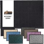 GORILLA GRIP Durable Natural Rubber Door Mat, Waterproof, Low Profile, Heavy Duty Welcome Doormat for Indoor and Outdoor, Easy Clean, Rug Mats for Entry, Patio, Busy Areas, 17x29, Black Maze