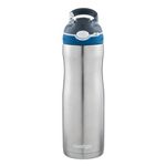 Contigo Ashland Stainless Steel Insulated Water Bottle With Straw, 24 Hours Cold Flask with Thermalock Vacuum Insulation I Spill proof & Leak-proof BPA-Free Bottle with Autospout Technology 590 ml