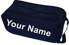 PROSTYLE SPORTS PERSONALISED Football Boot Bag/Shoe Bag New Football/Rugby/Hockey/Gym - Black