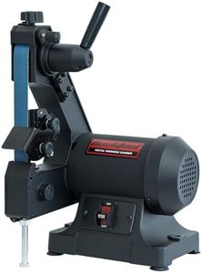 Bucktool 2.3A Belt Sander, 1×30 Inch Low-Speed Belt Sander with Knife Sharpening Angle Guide, 1790 RPM Metal Sander for Knife Making & Metalworking