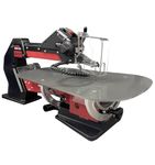 LUMBER JACK Professional 21" Scroll Saw 120W includes Dust Blower -30 ° to 45 ° Tilt, Parallel-arm Design in Heavy Duty Steel & Cast Aluminium Table Top