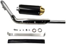 ZTDZZH golden 28mm Exhaust Muffler Fit SSR SDG CRF XR TTR 50cc 70cc 90cc Pit Dirt Bike