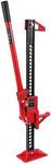 GarveeTech Car Jack, Pointed Head Type, 33" Ratchet Off-Road Multi-Purpose Farm Jack, 3 Ton (6000 Pound) Capacity Car Jack, Ideal for Cars/Trucks/Atvs/Suvs, Red