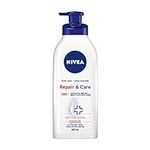 NIVEA Repair & Care Body Lotion | Long lasting | 72H Hydration | For Extra Dry & Dry Skin| Fast absorbing | Non-greasy Daily Moisturizer | 625mL pump bottle