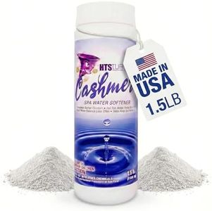 Spa Water Softener for Hot Tubs - 1.5 lb Made in USA | Fast-Dissolving Powder for Silky Smooth Water | Hot Tub Spa Softener Additive Compatible with Chlorine, Bromine, Mineral, Biguanide