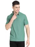 STELLERS Men's Golf Premium Polo T-Shirt Wrinkle Free Quick Dry Soft and Feather Touch Feel Regular Fit Apple Green Medium