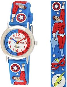 Ravel - Montre pour Enfant pour Apprendre à Lire l'heure - Super héros