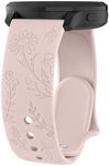 Meliya Flower Engraved Bands Compat