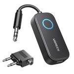 UGREEN 2 in 1 Bluetooth 5.2 Transmitter and Receiver for Car TV Airplane, 3.5mm Aux Wireless Bluetooth Audio Adapter, 2 Devices Paired, Compatible with Home Stereo Headphones and More