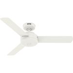 Hunter Fan Company 51848 Presto Ceiling Fan, Matte White, 10.09x44x44