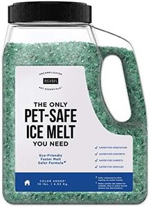 Natural Rapport Pet Friendly Ice Melt - Calcium Chloride Free, Pet Safe Ice Melter, Rock Salt Alternative - Time Release Deicer Formula Lasts 3X Longer (10 lb)