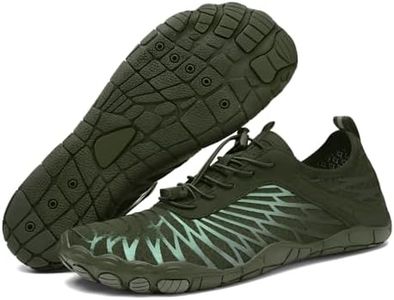 HF Signature Pro Healthy & Non-Slip Breathable Barefoot Shoes, Flexible Lightweight Daily Wear Walking Shoes Unisex Army Green