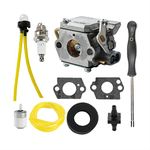 Fremnily 753-04333 725r 410r Carburetor with Air Filter Tune Up Kit compatible with Ryobi 31cc 775r 410r 280r 790r 700r 767r 310bvr rgbv3100 Trimmer Blower 791-182875 4 Cycle Gas Blower