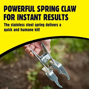 STV Defenders Mole Claw Trap Set – 12-Pack Heavy Duty Pest Control