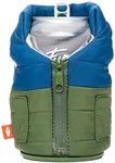 Puffin - The Puffy Beverage Vest, Insulated Can Cooler (Olive Green/Sailor Blue)