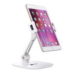 URBAN KINGS Tablet Stand, Multi-Angle Rotatable Metal Tablet Holder for iPad 1,2,3,4/iPad Air Pro/Samsung Tablets/Kindle 4.7-12.9 inch