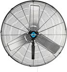 Tornado Pro Series High Velocity Wall Mount Fan 30 Inch, Oscillating Fan For Commercial, Industrial Use 3 Speed 8850 CFM 6.6 FT Cord UL Safety Listed, Black