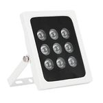 Hopcd IR Infrared Fill Light Panel, IP66 Waterproof Outdoor Security IR Illuminator Camera Light, LED Night Vision Flood Light for Security CCTV Camera 20m/65.6ft Long Range 90 Degree Wide Angle