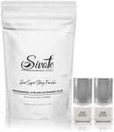 SIVOTE Clear Eyelash Extension Glue, 1-2 Sec Seconds Dry Time, Retention Up to 6-8 Weeks, 6ml (3ml x 2 Bottles)