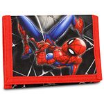 Spiderman Boys Wallet Kids Trifold Coin Holder with Zipper