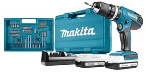 Makita HP457DWE10 Combi Drill, 18 V, Multi-Colour