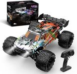 BORSCELLOR 40KM/H Remote Control Car, 1:16 Fast RC Cars for Adult, 4WD Remote Control Monster Truck High Speed 4X4 Off-Road RC Cars with 2 Batteries for Boys Adults Age 8+