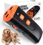 Dog Bark Deterrent Device, Bark Shield to Stop Own or Neighbor's Dog, Anti Barking Device for Dogs with 3X Ultrasonic, 33FT Range, Rechargeable, Portable Safe for Dogs Training Indoor Outdoor