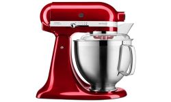 KitchenAid Artisan Series 5Ksm150Psdca 300 - Watts Tilt Head Stand Mixer 4.8 liter - Candy Apple, HEPA Filter