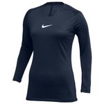 NIKE AV2610-410 Dri-FIT Park First Layer T-Shirt Women's Midnight Navy/White Size XL