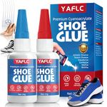 YAFLC Shoe Glue Sole Repair, Super Glue for Shoe Heavy Duty, Boot Repair, Sneakers, Athletic Shoes, Heels, Sandals 40g
