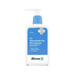 The Derma Co 2% Niacinamide Oily Skin Cleanser for Sensitive, Oily & Combination Skin 125 ml Non-Irritant | 100% Soap-Free | Non-Drying | Gently Cleanses Makeup | With 0.1% ww Salicylic Acid