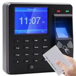 Ramex Fingerprint Attendance Machine with 2.8" Display, 1000 Fingerprint Capacity, Biometric RFID & Password Authentication, 1000 Fingerprints Storage