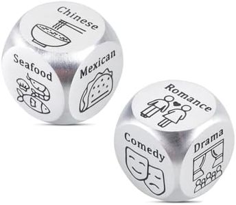 2 PCS Date Night Idea Birthday Anniversary Couple Gifts for Him Her Boyfriend Girlfriend Food Decider Christmas Stocking Stuffers for Women Men Valentines Day Gifts for Wife Husband Wedding Engagement