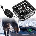 NamcheBarwa Floating Pond Heater Outdoor 1000W Pond Heaters for Outdoor Ponds with Fish Thermostatic Control Water Heater with