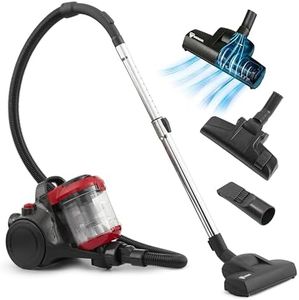 Akitas C10T Turbo Pet Hair Bagless Vacuum Cleaner Cylinder 850W Cat And Dog With German Wessel Werk Large 28cm Width Spinning Brush Head