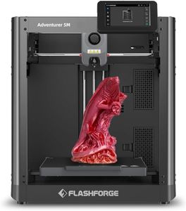 FLASHFORGE Adventurer 5M 3D Printer, 600mm/s Max High-Speed 3D Printers with Auto Leveling, Core XY Structure, Vibration Compensation and Out-of-The-Box, Large Printing Size 220 * 220 * 220mm