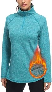 Miusey Womens Sportswear, 1/4 Zip Sweatshirt Tunic Tops for Legging Plus Size Loose Fit Relaxing Hiking Clothing Lightweight Breathable Quick Dry Sport Jogging Gym Green 2XL