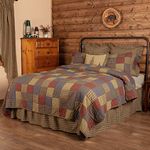 VHC Brands Quilt, Cotton, Cedar Green, Luxury King