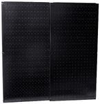 WALMP Wall Control 30-P-3232B Metal Pegboard Pack, Black