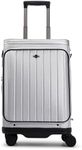 feilario Luxury Microfiber PC Carry On Luggage, Laptop Pocket, TSA Lock