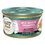 Fancy Feast Medleys Wet Cat Food, Wild Salmon Primavera - 85 g Can (24 Pack)