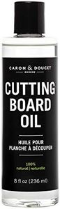 (240ml Plastic) - Caron & Doucet - Coconut Cutting Board Oil & Butcher Block Oil - 100% Plant Based, Made from Refined Coconut Oil, Does Not Contain Petroleum (Mineral Oil). (240ml Plastic)