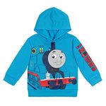 Thomas & Friends Tank Engine Little Boys Fleece Hoodie Blue 7-8